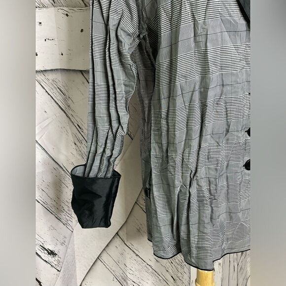 Beluva San Francisco Reversible Jacket Black & Plaid L - Picture 4 of 11